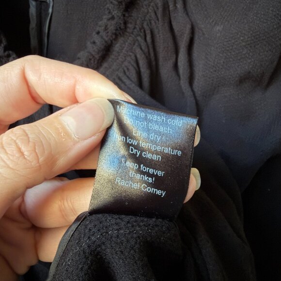 Rachel Comey Siphon Top in Black Size 6 - Picture 7 of 7